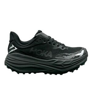 Men's 7 D - Hoka One One Stinson 7 Triple Black Walking Running Shoes Sneakers